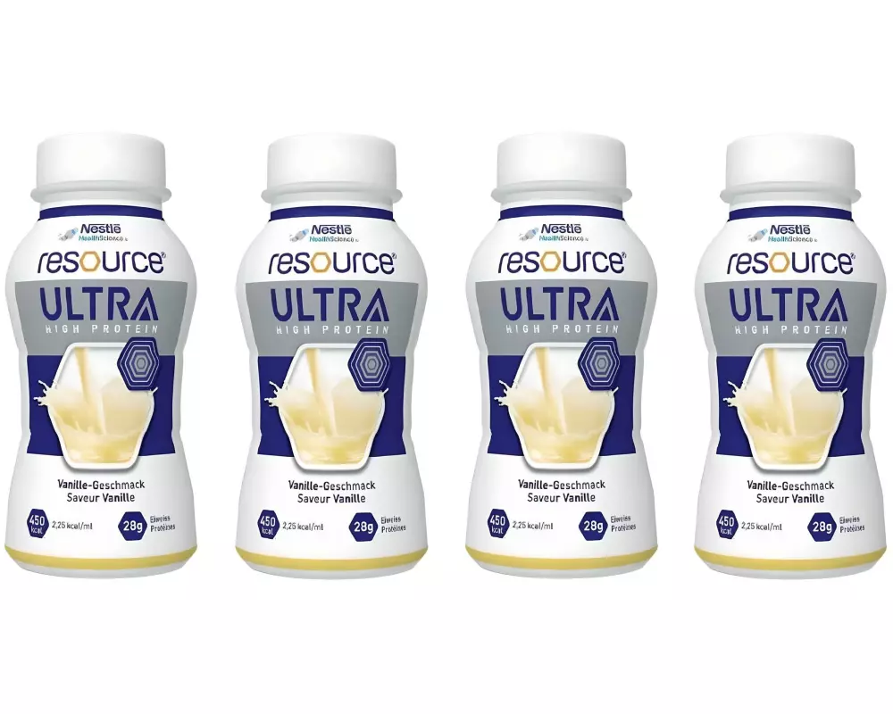 Resource Ultra+ High Protein Vanille 4 x 200 ml