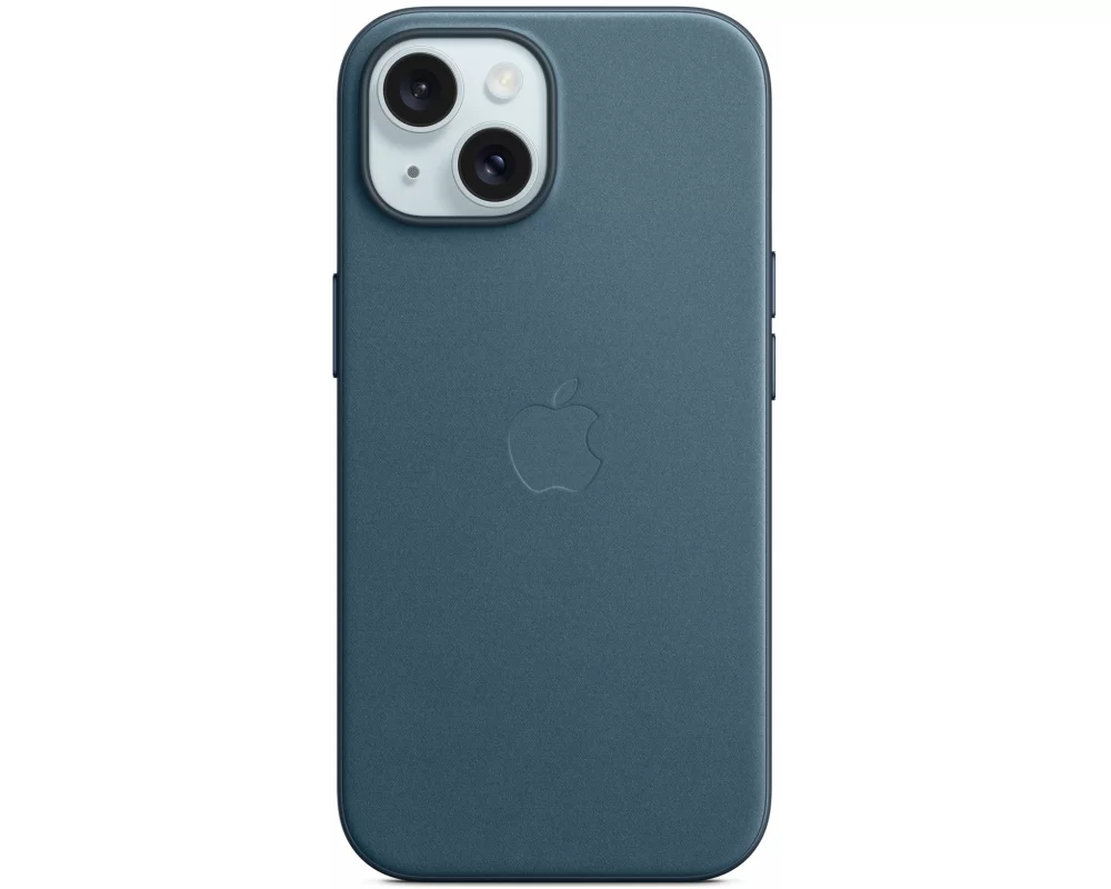 Apple iPhone 15 FineWoven Case with MagSafe - Pacific Blue