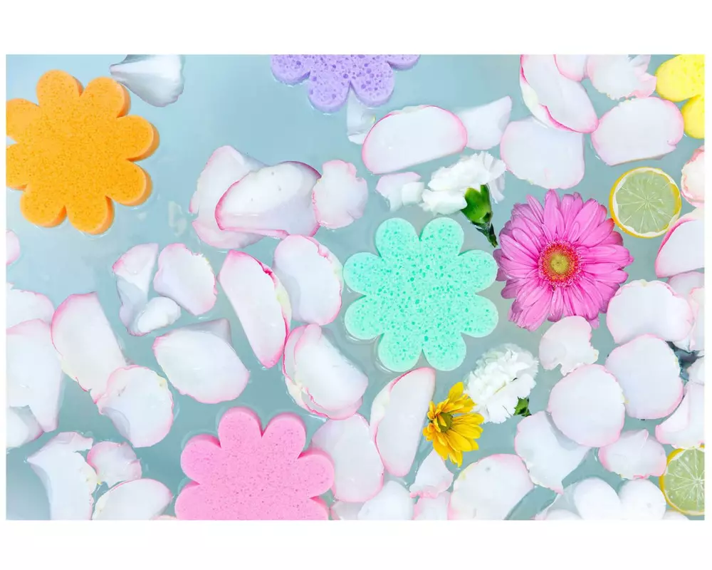 SPONGELLÉ Badeschwamm Wild Flower Kokosnuss Verbene 85 g