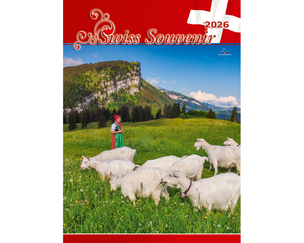 CALENDARIA Bildkalender 2026 9783036205298 Swiss Souvenir ML 23x31.5cm