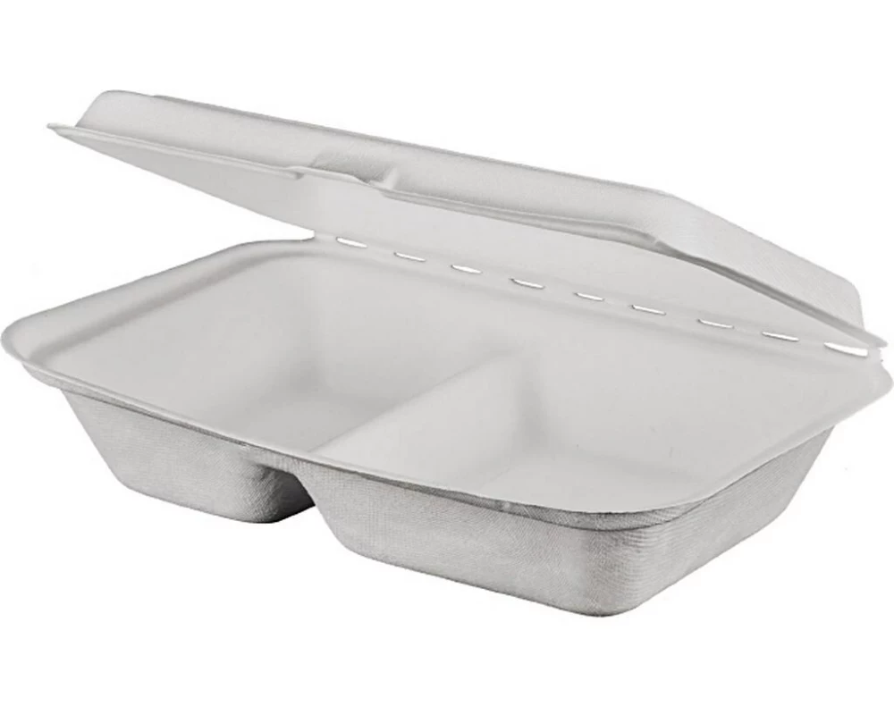 Weita Menübox 2-geteilt 50 Stück, Weiss