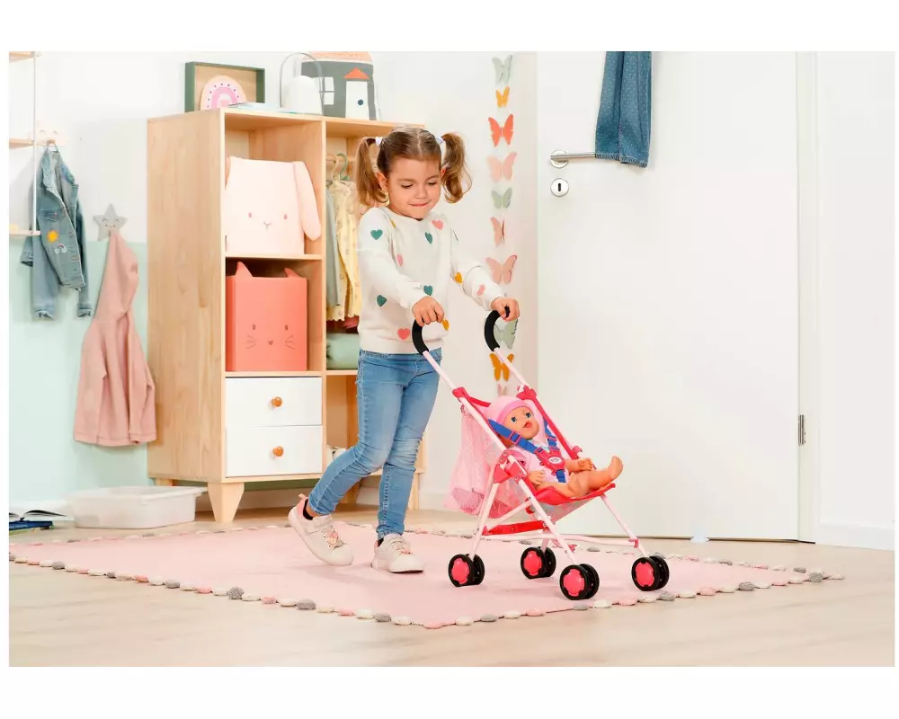 Baby Born Puppenwagen mit Tasche Pink