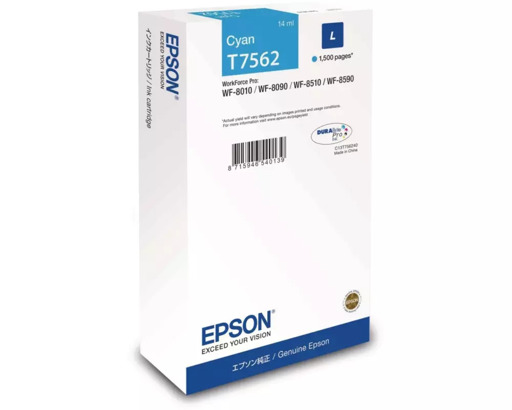 Epson Tinte C13T756240 Cyan