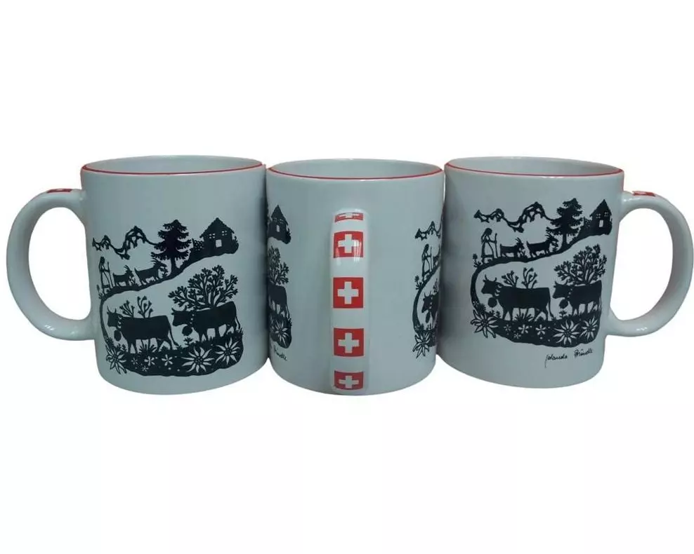 creanorm Tasse Scherenschnitt 350 ml, 1 Stück, Weiss