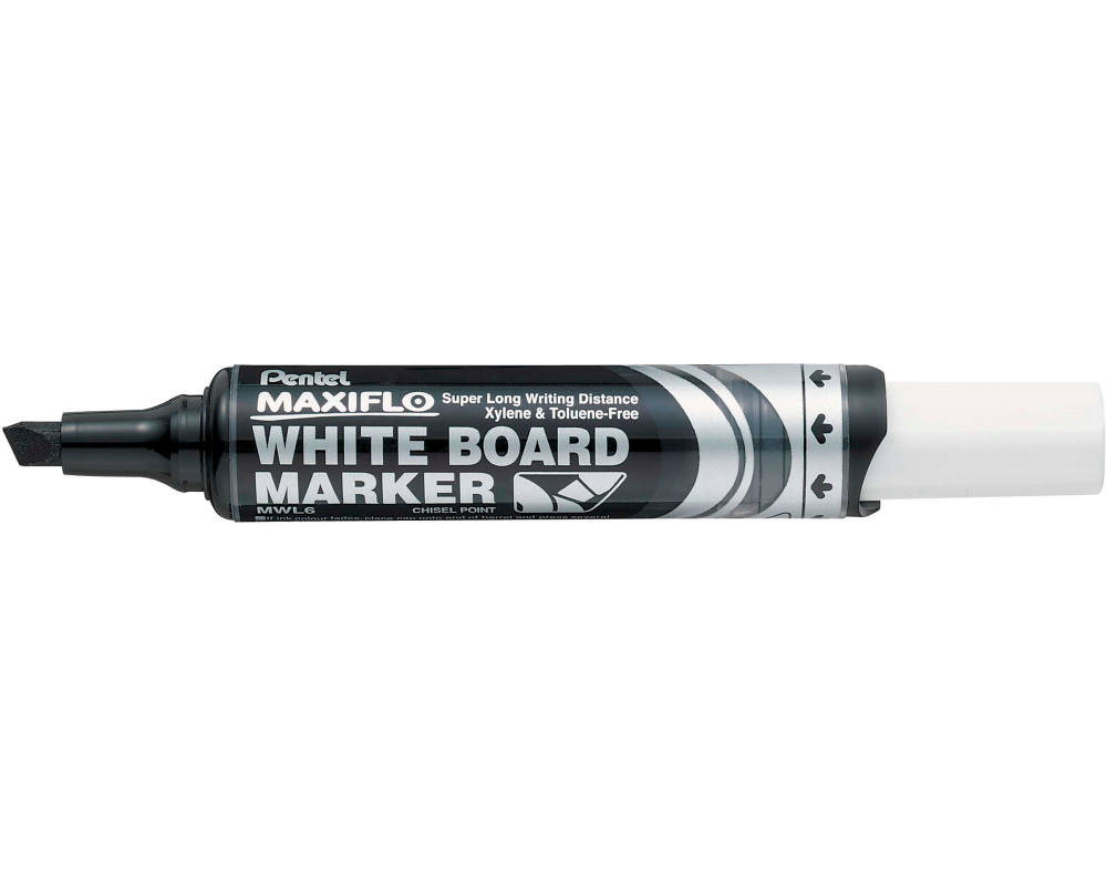 PENTEL Whiteb. Marker MAXIFLO 2/6mm MWL6-AO schwarz