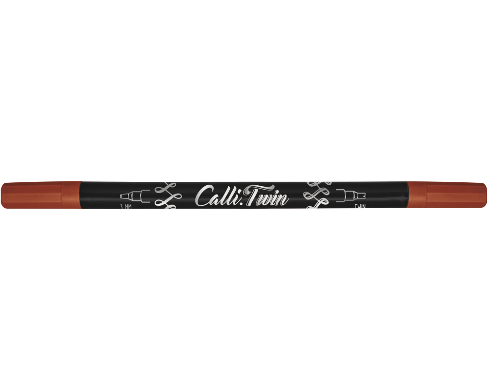 ONLINE Callibrush Pen TWIN 3mm 18601/6 Aubergine
