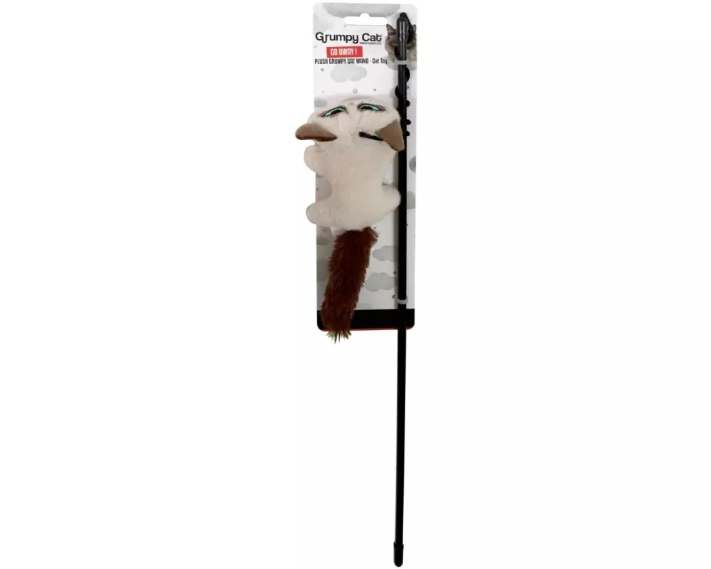 Rosewood Katzen-Spielangel Grumpy Cat, Ø 2.5 x 28 cm