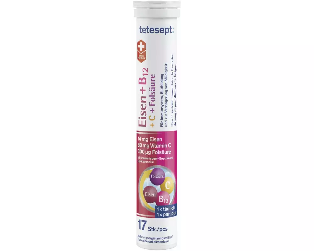 tetesept Eisen + B12 Brausetabletten 17 Stück