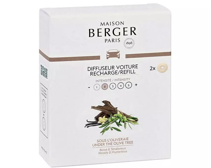 Maison Berger Autodiffusor Refill Sous l'Oliveraie 2 Stück