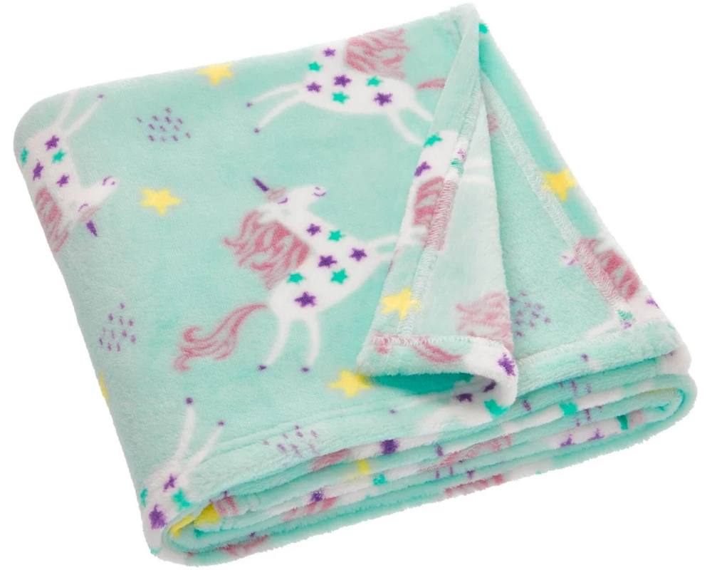 Playshoes Kuscheldecke Einhorn 75 x 100 cm