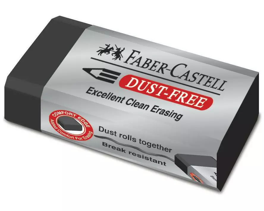 Faber-Castell Radiergummi Dust-Free Schwarz