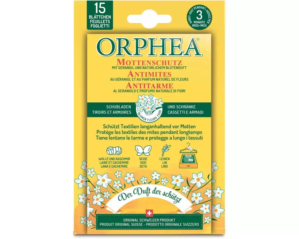 Orphea Mottenschutz Blütenduft 15 Blättchen