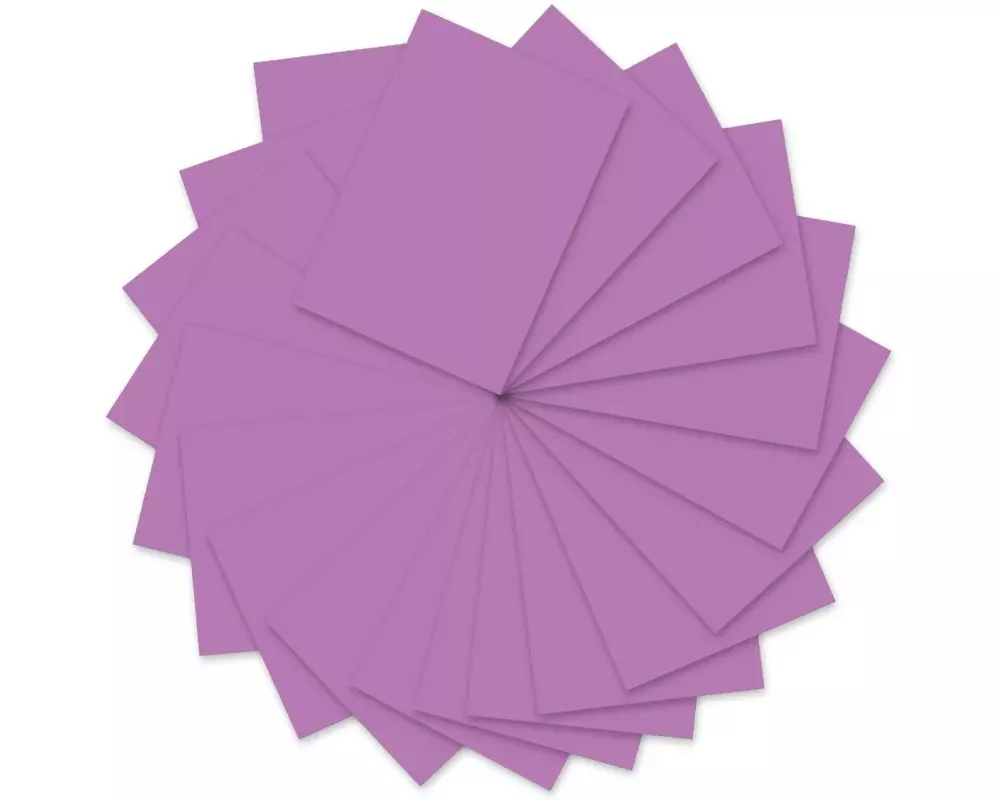 URSUS Tonzeichenpapier A4, 130 g/m², 100 Blatt, Helllila