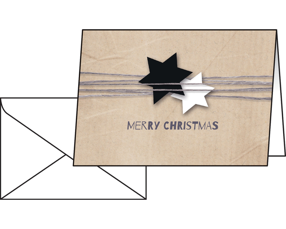 SIGEL Weihnachtskarten DS079 Christmas Wrapping 25 Stk.