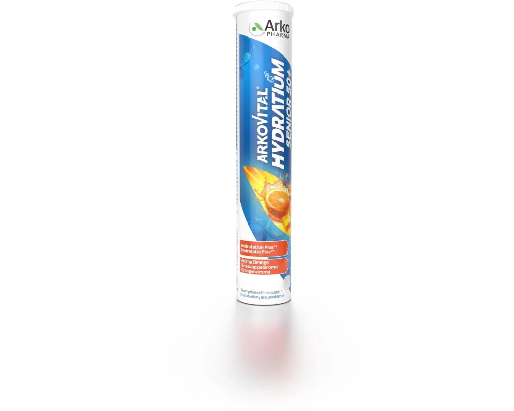 Arkopharma Brausetablette Hydratium Elektrolyten Senior 50+ 24 Stück