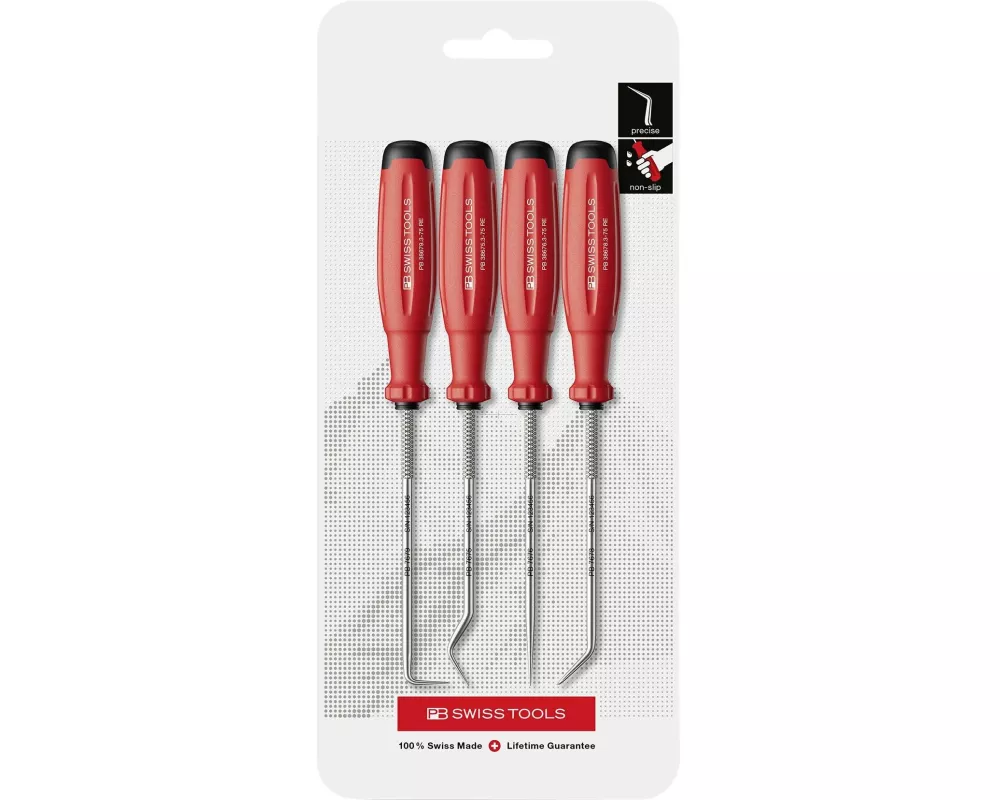 PB Swiss Tools PickTool Set PB 38680.CN 4-teilig Rot