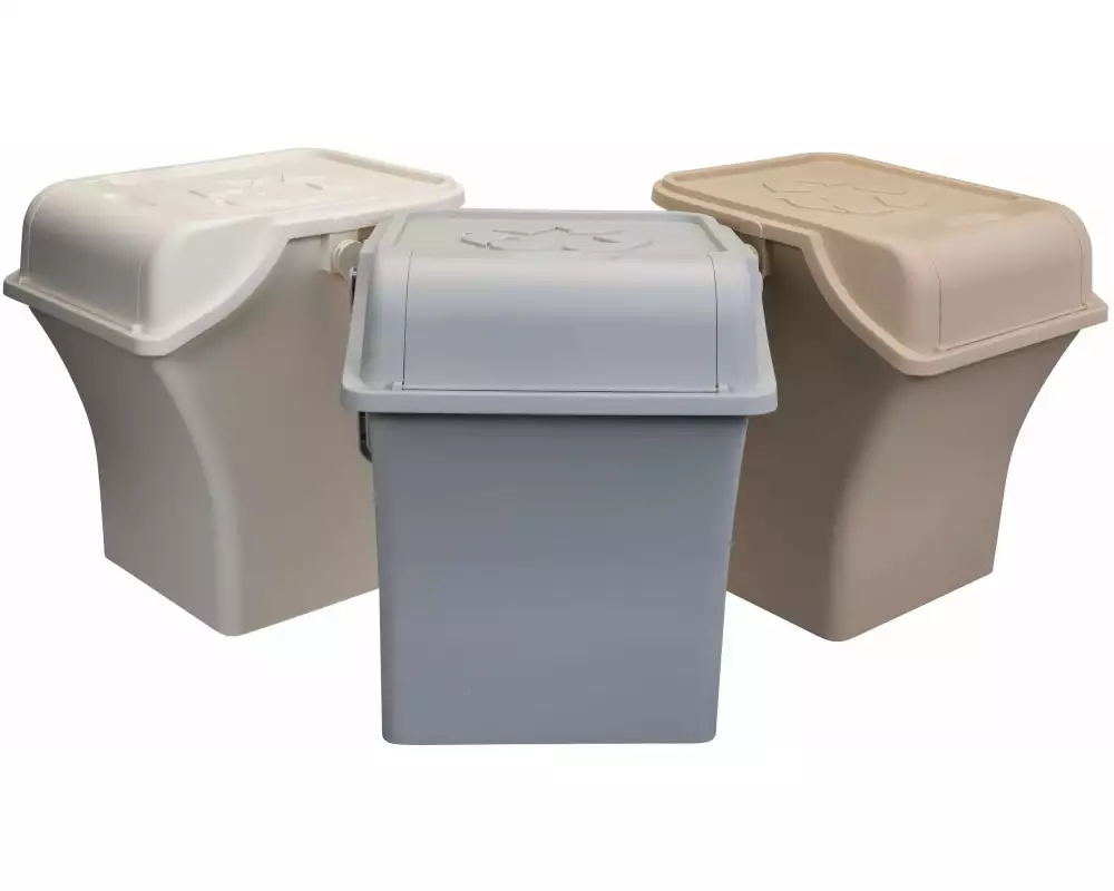 COCON Recyclingbehälter Sorto Mehrfarbig, 3 Stück, 45 L