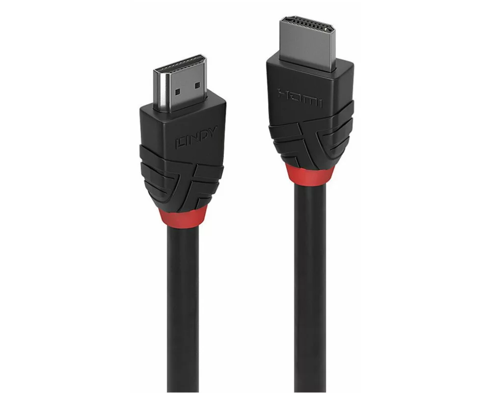 LINDY Cable HDMI Standard, Black Line, 10m