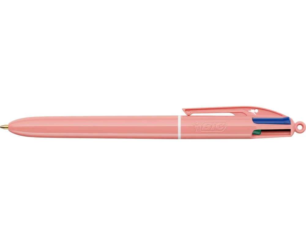 BIC Kugelschreiber Mineral Tones 1 mm Beige, Olive, Himbeer
