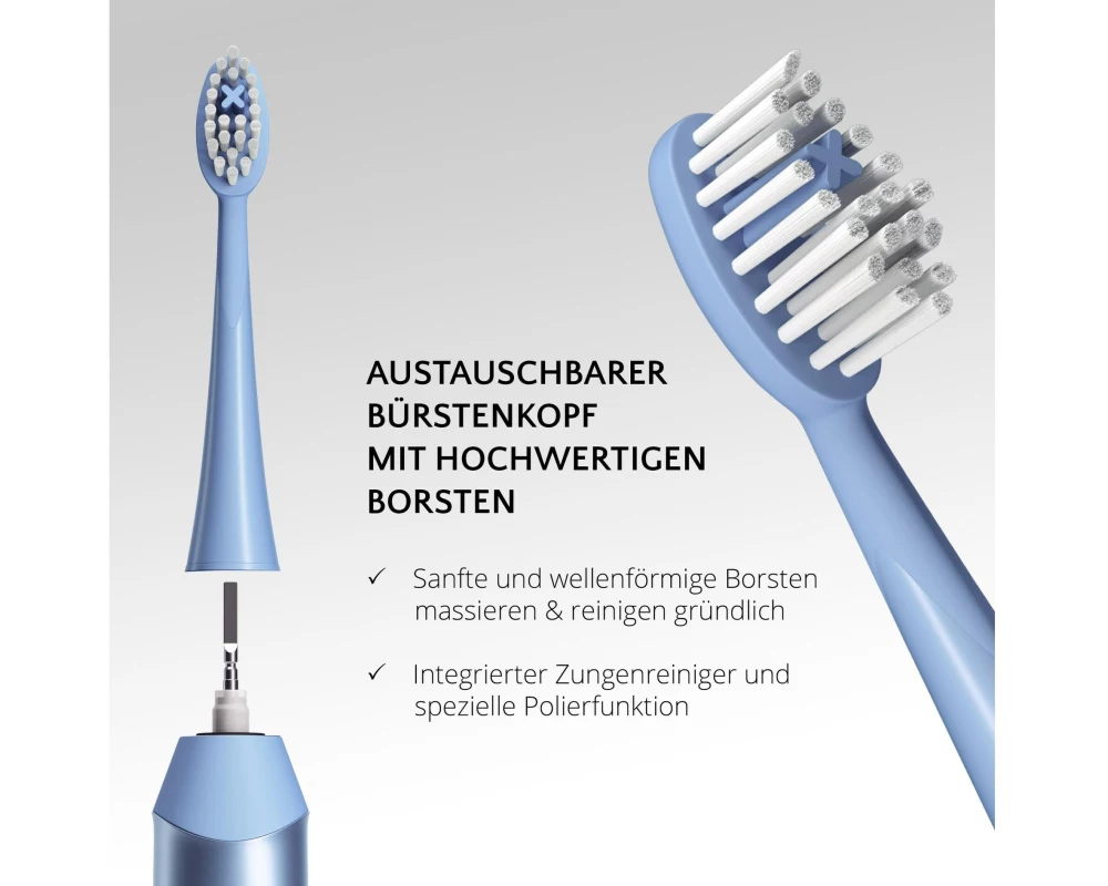 Ailoria Elektrische Zahnbürste Schallzahnbürste Shine Bright Set