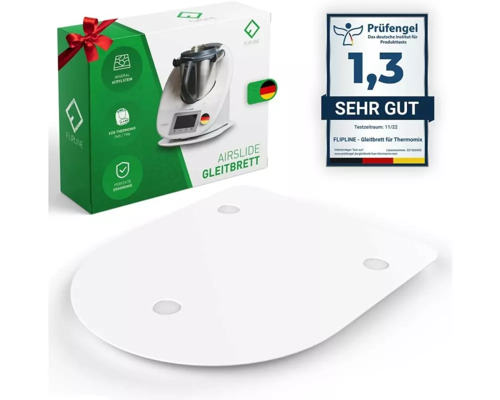Flipline Gleitbrett für Thermomix – Mineral-Acrylstein