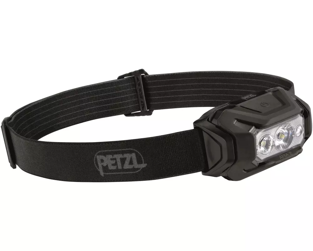Petzl Stirnlampe Aria 2 RGB, Schwarz, 450 lm