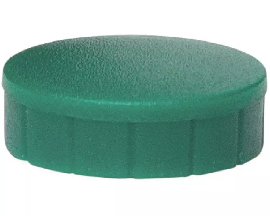 Maul Haftmagnet Solid Ø 20 mm, 300 g, Grün, 10 Stück