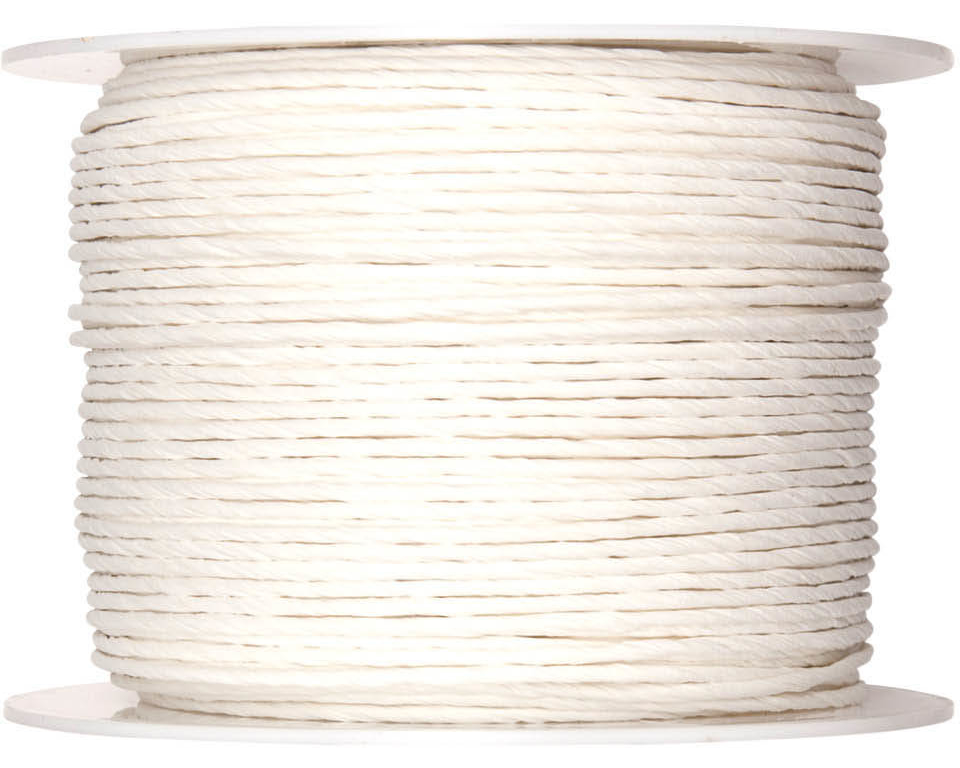 HALBACH Papierkordel Draht 2mmx100m HAA141-002-11 weiss