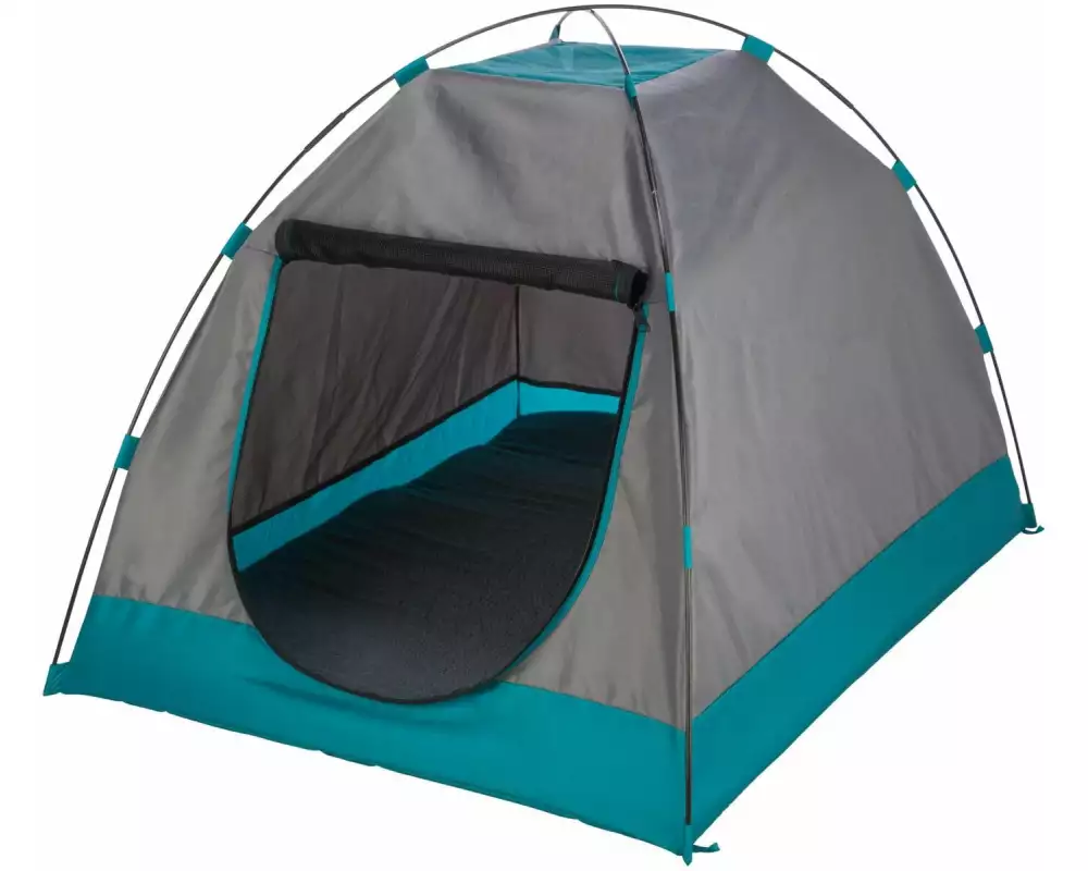 Trixie Zelt für Hunde, 110 × 75 × 80 cm, Dunkelgrau/Petrol