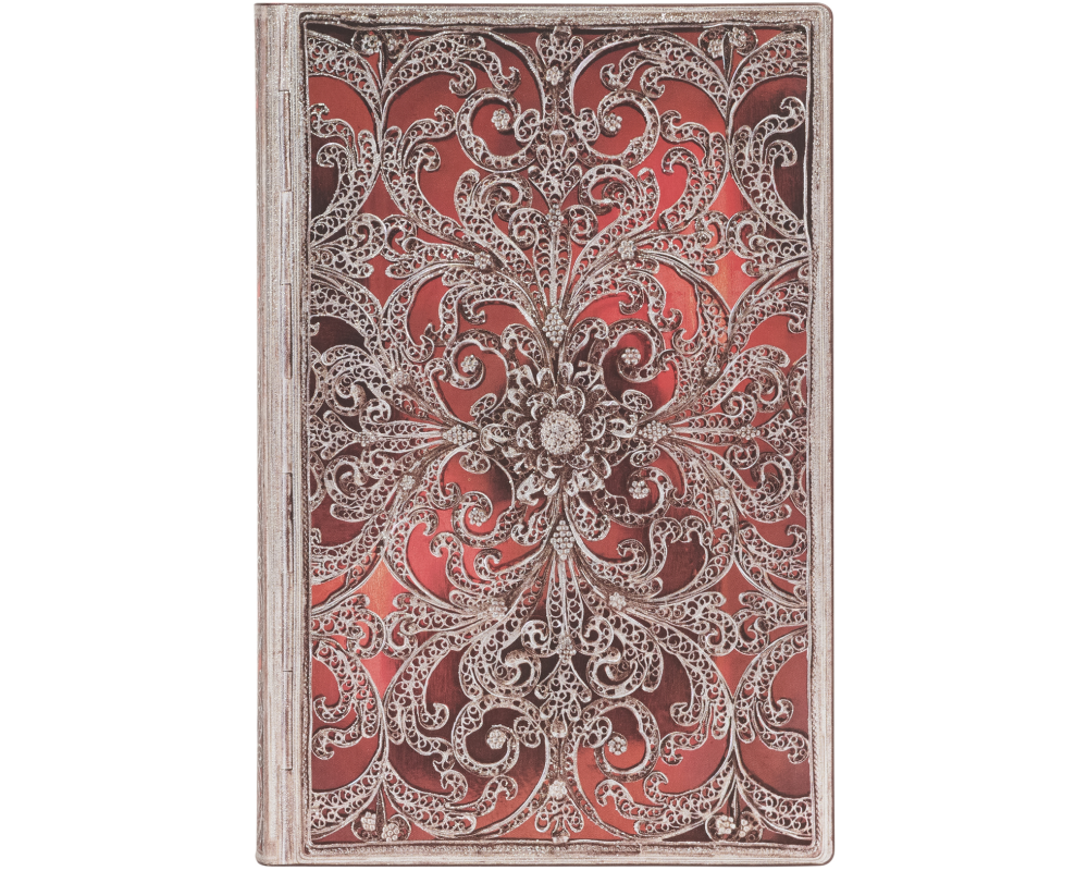 PAPERBLANKS Notizbuch Mini FB9405-0 Granat, liniert 176 Seiten