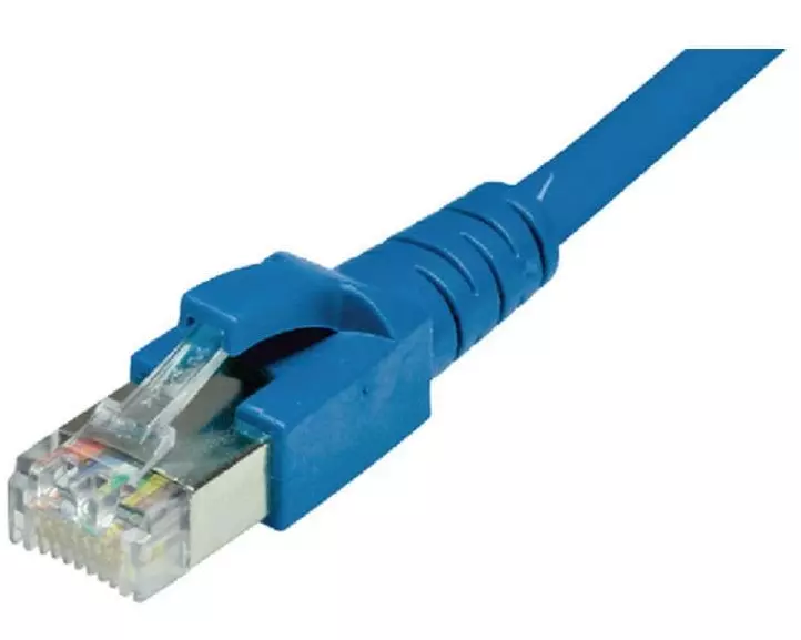 Dätwyler IT Infra Patchkabel Cat 6A, S/FTP, 4 m, Blau