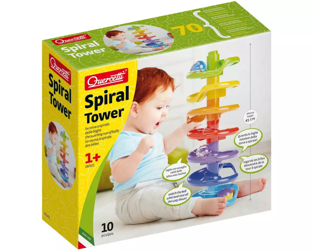 Quercetti Kugelturm mit Rasselbällen