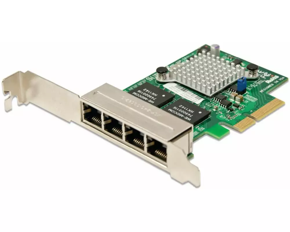 Supermicro Netzwerkkarte AOC-SGP-i4 1Gbps PCI-Express x4