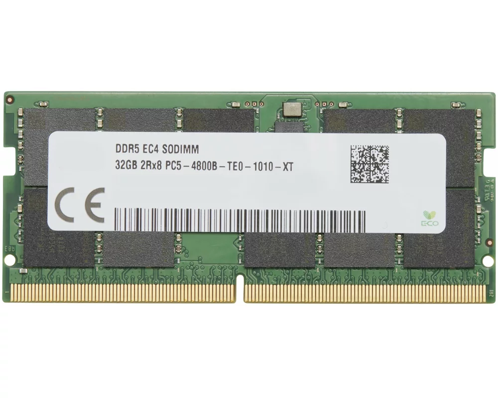HP 32GB, 1x32GB, DDR5, 4800, SODIMM, ECC, Mem