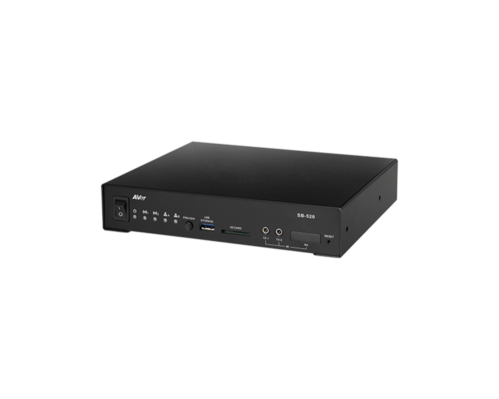 Aver Professionelle Streaming-Box SB-520, schwarz
