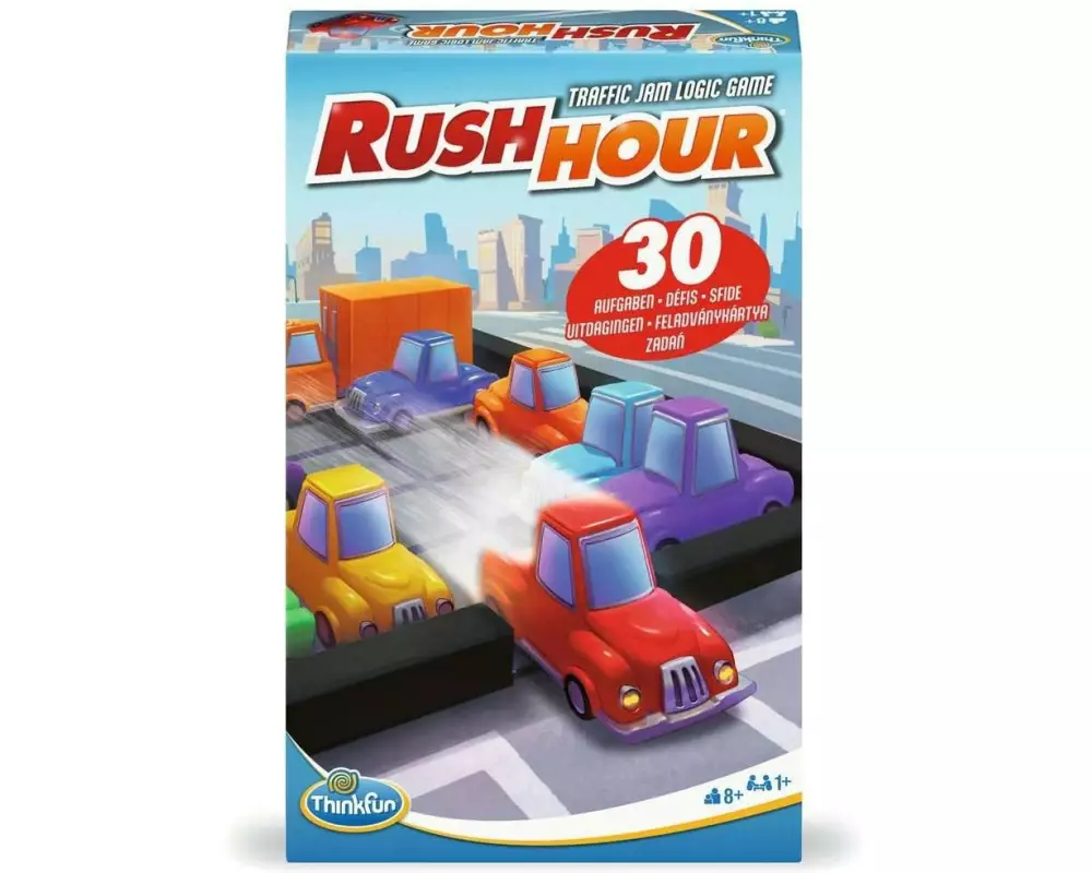 Thinkfun Rätselspiel Rush Hour Travel DE/ NL/ FR/ UN/ IT/ PO