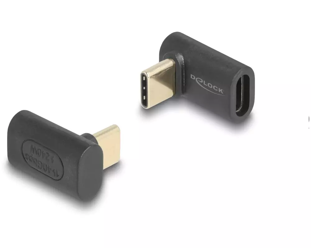 Delock USB-Adapter 8K 60 Hz, PD3.1, USB-C Buchse - USB-C Stecker