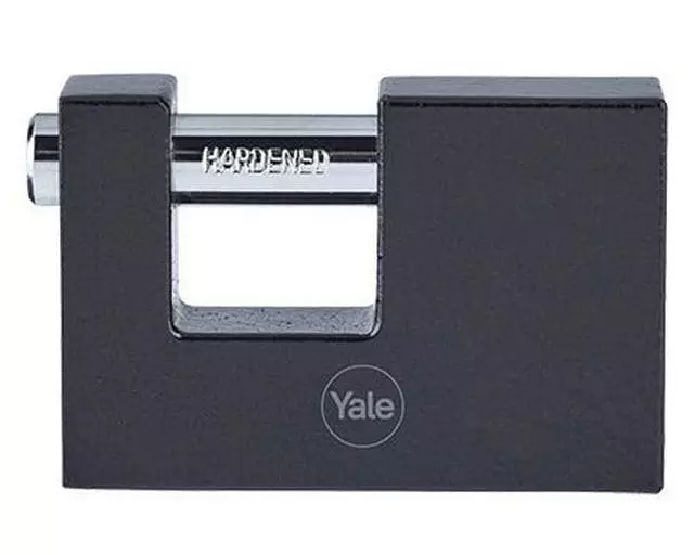 Yale Vorhängeschloss Y113BL 75/14 Schwarz Eisen/Stahl
