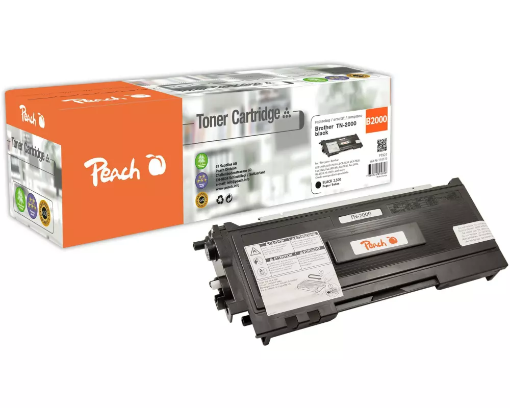 Peach Toner Brother HL-2030 Black