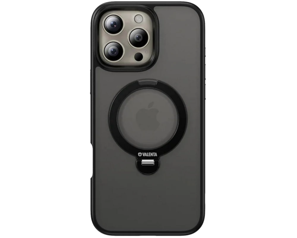 Valenta Back Cover Magsafe Frost Iphone 16 Pro Schwarz