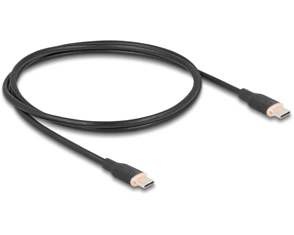 Delock USB 2.0-Kabel Silikon USB-C - USB-C 1 m