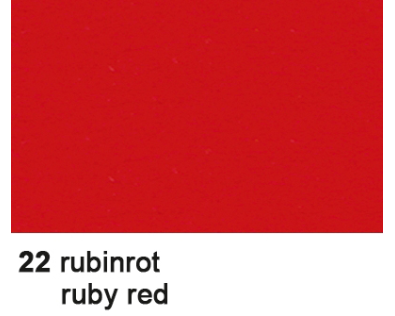 URSUS Fotokarton 70x100cm 3881422 300g, rubinrot