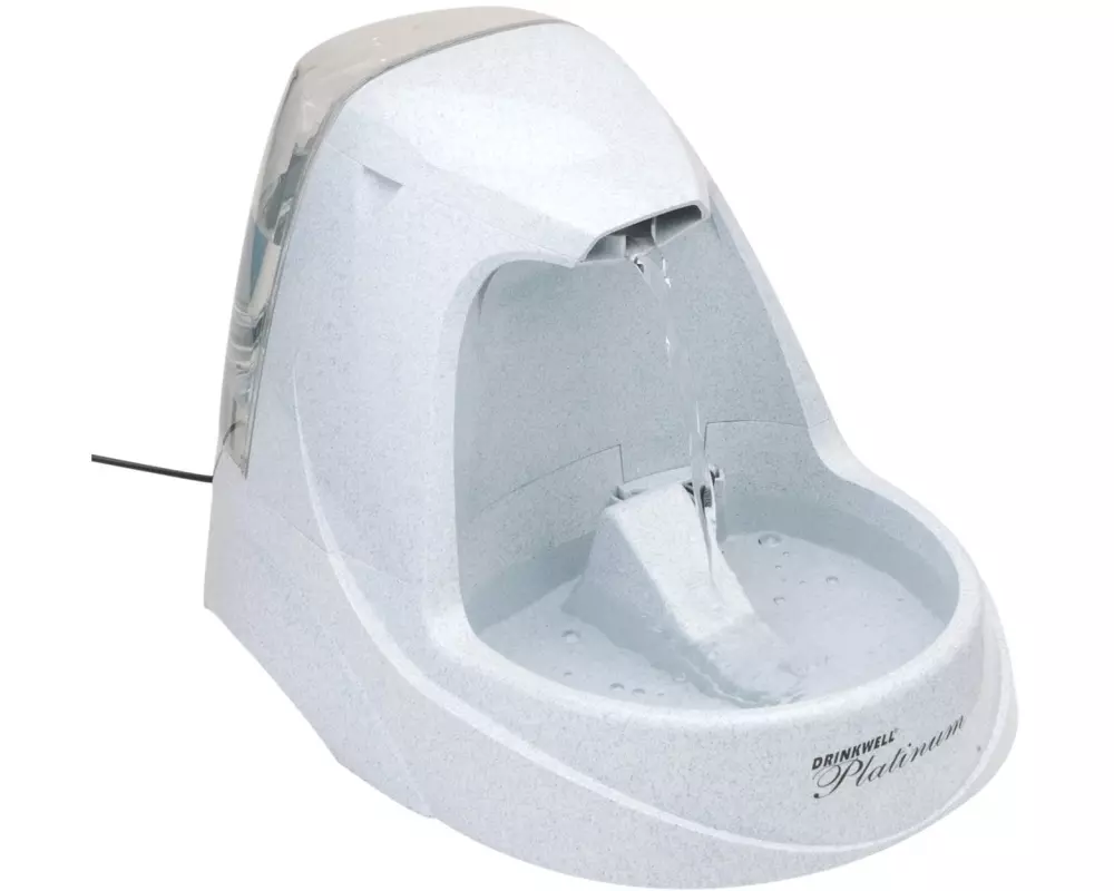 PetSafe Wasserautomat Drinkwell Trinkbrunnen Platinum, 5 l