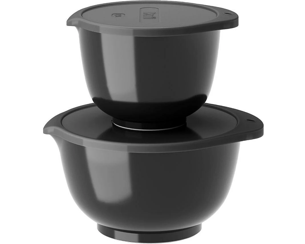 Rosti Rührschüssel-Set New Margrethe Set 1.5 l/3 l, Schwarz
