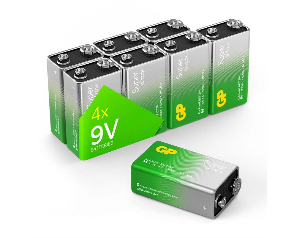 GP Batteries Super Alkaline LR221 1x 9V E-Block