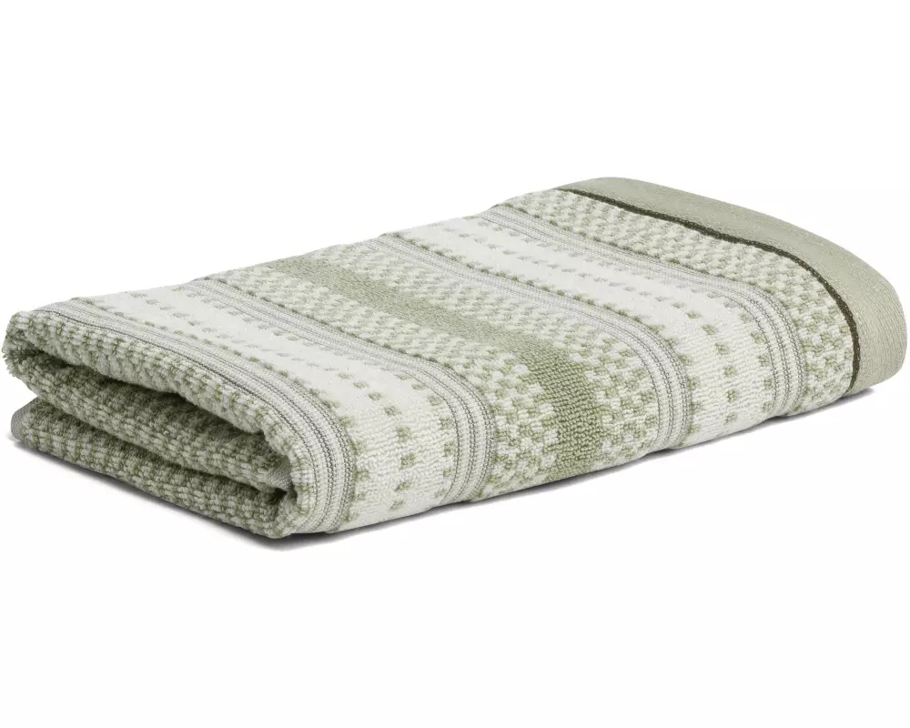 Möve Handtuch Organic Allover 50 x 100 cm, Grün