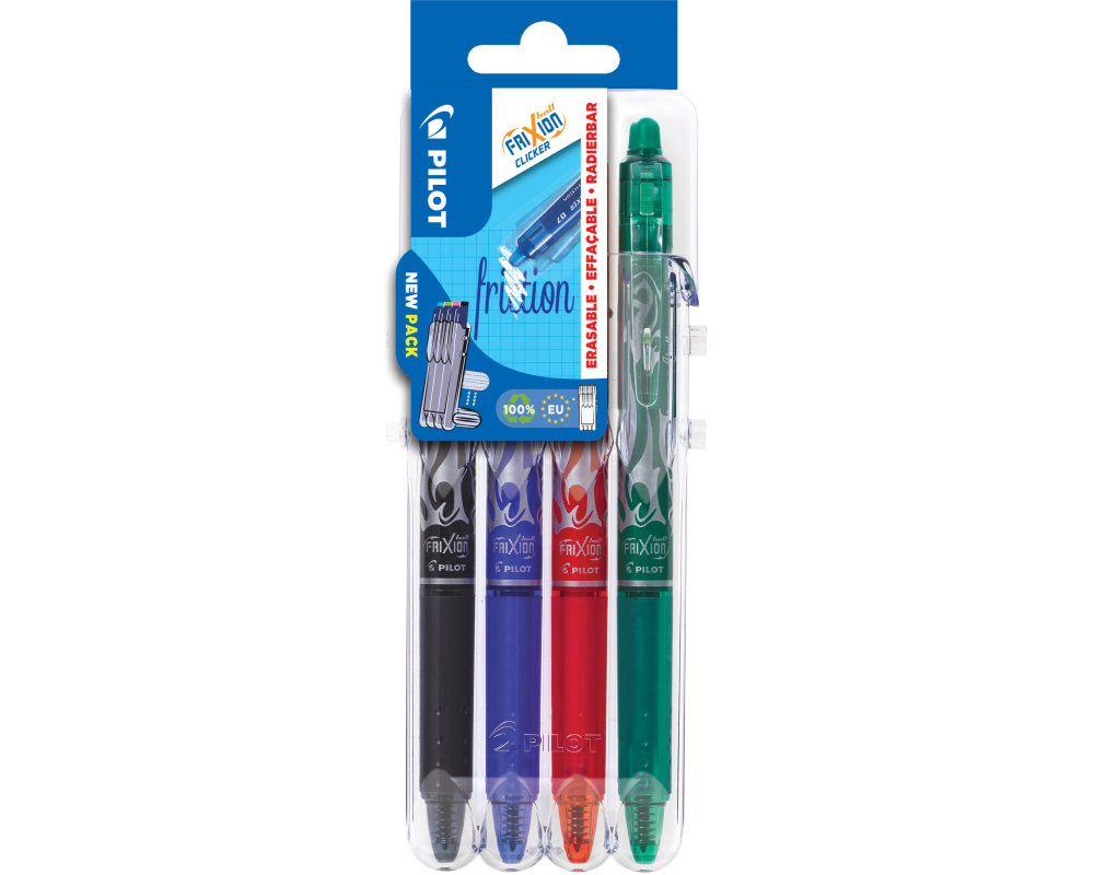 PILOT FriXion Clicker 0.35mm 150.040.86 assortiert 4 Stück