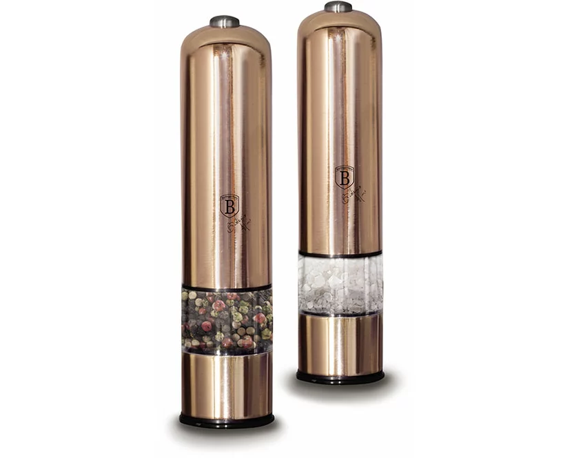 Berlinger Haus Elektrische Pfeffer- und Salzmühle 2er-Set Rose Gold Edition
