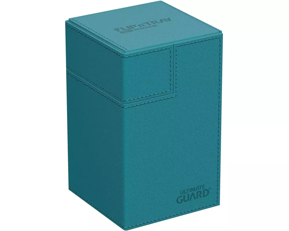 Ultimate Guard Kartenbox Flip`n`Tray XenoSkin Monocolor 100+ Petrolblau