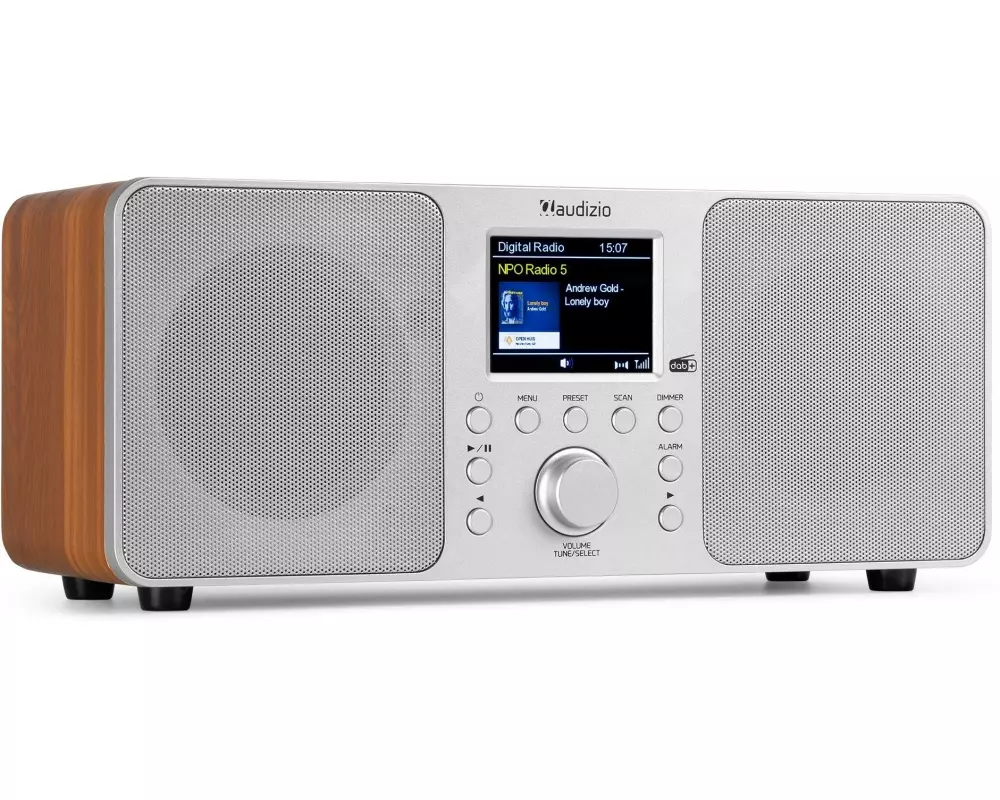 Audizio DAB+ Radio Genua Silber